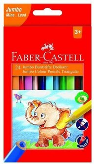 24 jumbo potloden Faber-Castell