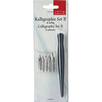 Kalligrafie set 6 delig set B AMI