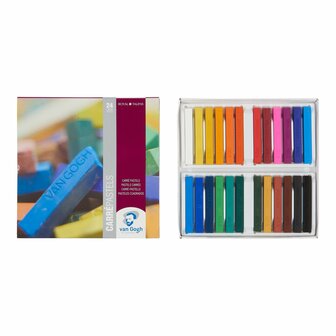 Van Gogh Carr&eacute; pastels basisset met 24 kleuren