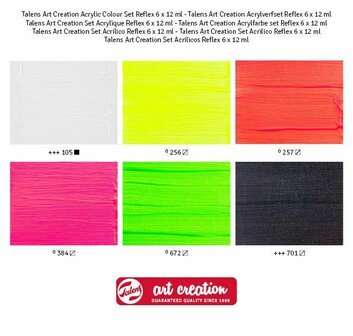 Reflex set Acrylverf van Art Creation 6 x 12 ml Set 864