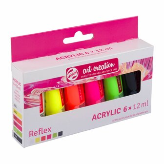 Reflex set Acrylverf van Art Creation 6 x 12 ml Set 864