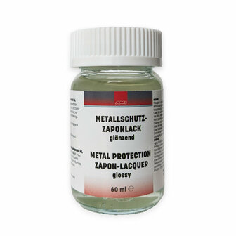 Beschermlak glanzend voor blad-metaal 60 ML