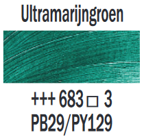 Ultramarijngroen Rembrandt Olieverf Royal Talens 15 ML (Serie 3) Kleur 683