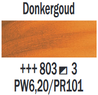 Donkergoud Rembrandt Olieverf Royal Talens 15 ML (Serie 3) Kleur 803