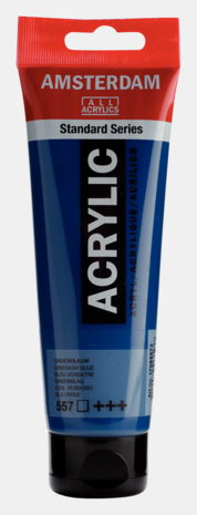 Groenblauw Amsterdam Standard Series  Acrylverf 120 ML Kleur 557