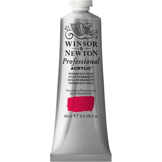 Winsor & Newton Professional Acrylic - Permanent Rose 60 ml