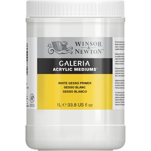 Gesso Primer Wit Galeria van Winsor & Newton 1000 ml nr: 4948