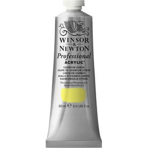 Cadmium Lemon Professional Acrylic Winsor & Newton 60 ml Kleur 086