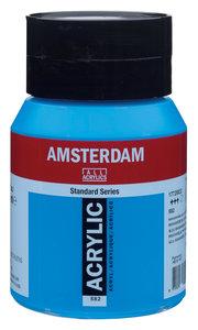 Mangaanblauw Phtalo Amsterdam Standard Series Acrylverf 500 ML Kleur 582