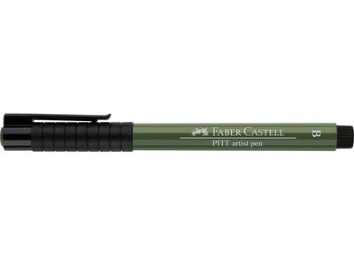 Chroom Groen Opaak Pitt Artist Pen Tekenstift Brush (B) Kleur 174