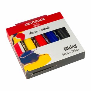 Meng set Amsterdam Standard Series Acrylverf 5 x 120 ml