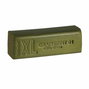 Olive Green Graphitint wateroplosbare XL Blocks Derwent Kleur 01