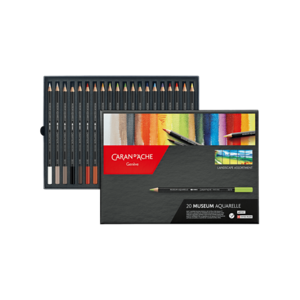 Set met 20 landschapskleuren Caran d'Ache Museum Aquarelpotlood / Pencil Set 420