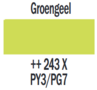 Plakkaatverf Groengeel Extra fijn (Gouache Extra fine) Royal Talens 50 ML Kleur 243