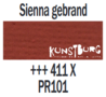 Plakkaatverf Sienna gebrand Extra fijn (Gouache Extra fine) Royal Talens 50 ML Kleur 411