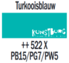 Plakkaatverf Turkooisblauw Extra fijn (Gouache Extra fine) Royal Talens 50 ML Kleur 522