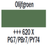 Plakkaatverf Olijfgroen Extra fijn (Gouache Extra fine) Royal Talens 50 ML Kleur 620