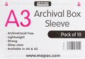 10 x A3 Archival Sleeves / beschermhoezen van Artcare