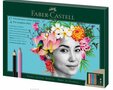 Polychromos en Pitt Grafiet Mat 23 delige set van Faber-Castell voorkant van de set