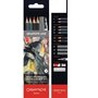 Set van 7 aquarel Graphite / Grafiet potloden 3 stiften & accessoires Caran d'Ache Technalo