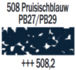 Pruisisch blauw 2 Rembrandt Softpastel van Royal Talens Kleur 508.2_